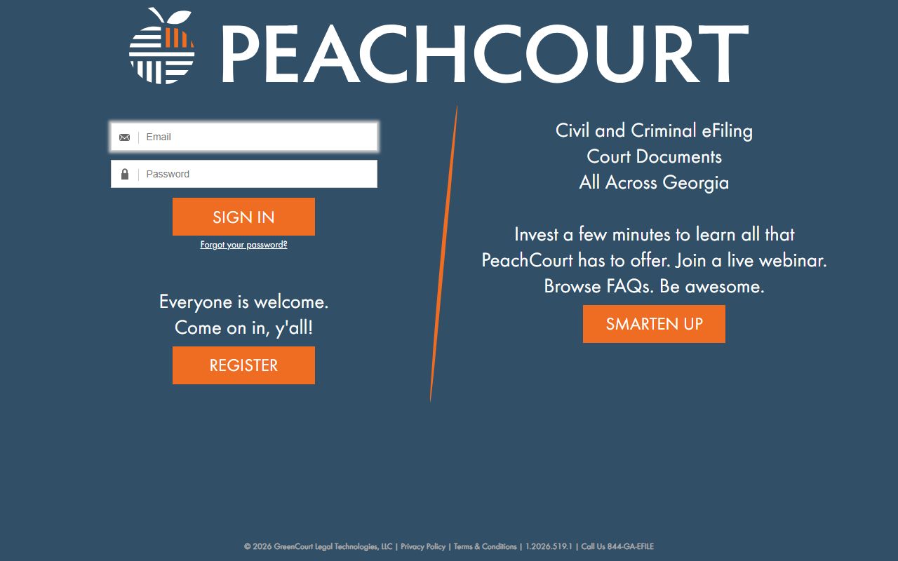 Rabun County court records after arrest PeachCourt access page